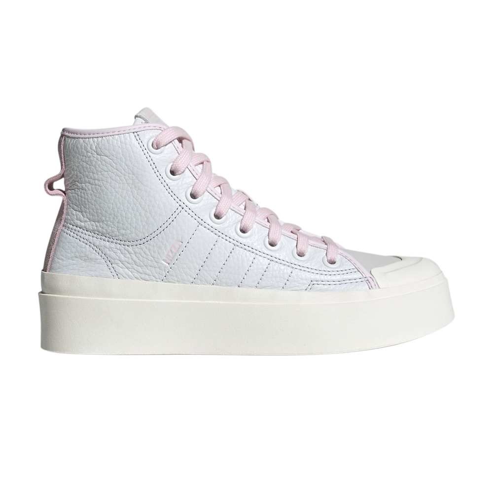 Pre-owned Adidas Originals Wmns Nizza Bonega Mid 'crystal White Almost Pink'