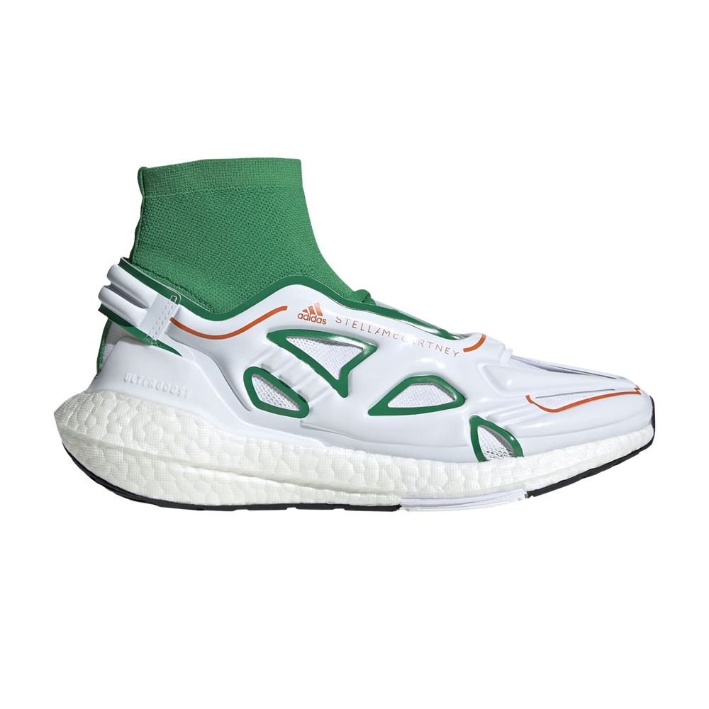 Pre-owned Adidas Originals Stella Mccartney X Wmns Ultraboost 22 'green White'