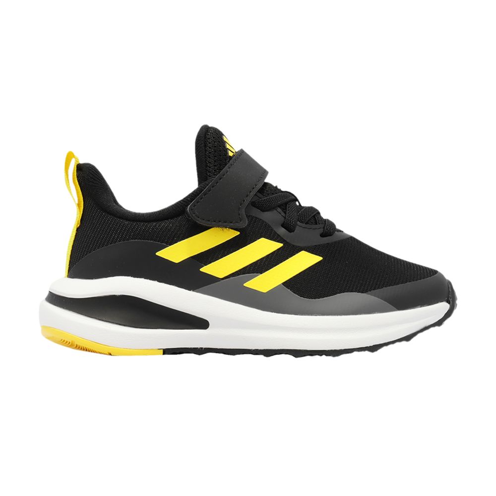 Pre-owned Adidas Originals Adidas Fortarun El K 'black Beam Yellow' | Kid's Size 11