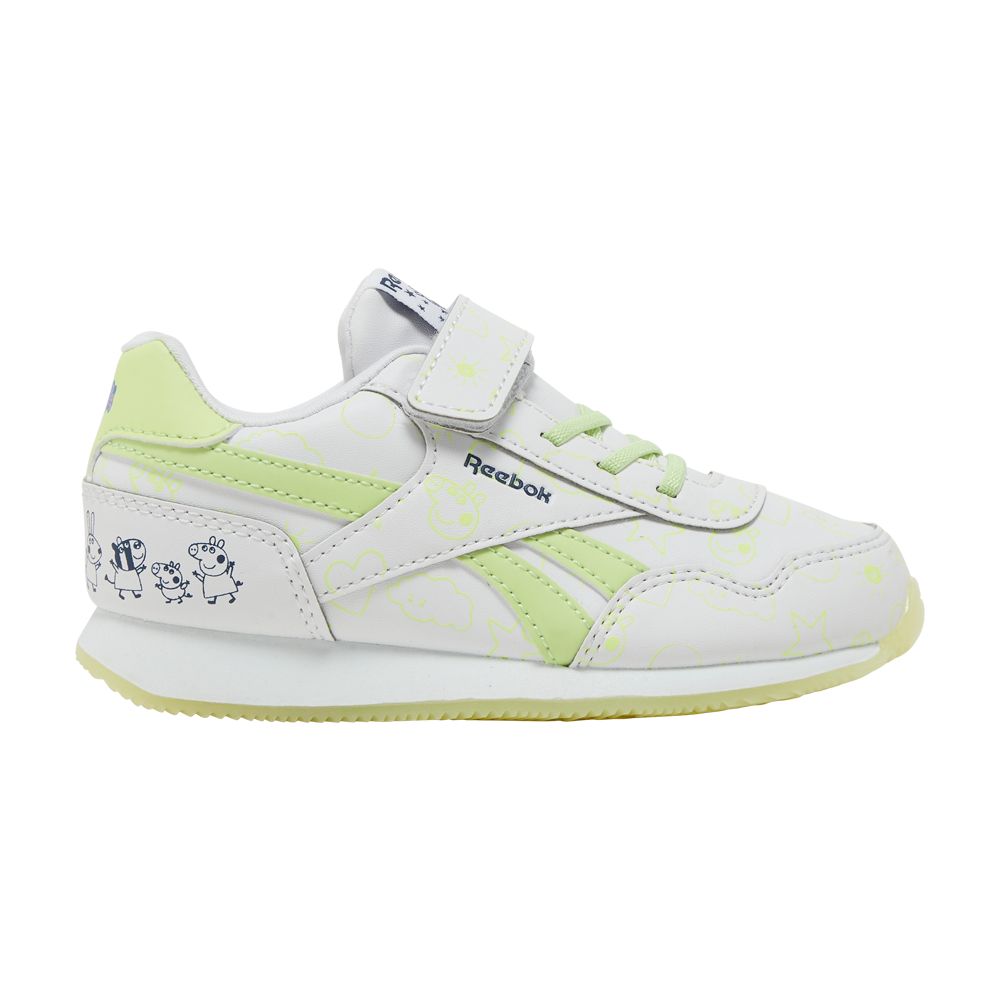 Pre-owned Reebok Peppa Pig X Royal Classic Jogger 3 Toddler 'glow In The Dark' | White | Infant Size 4