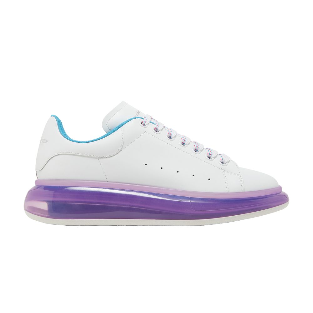 Pre-owned Alexander Mcqueen Oversized Sneaker 'transparent Sole - White Purple' | Men's Size