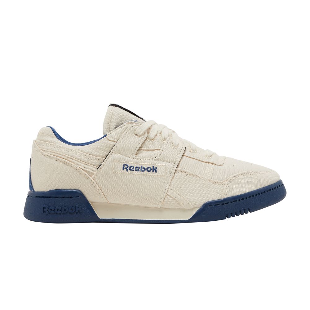 Reebok Workout Plus 'Chalk Batik Blue' | Cream | Men's Size 9
