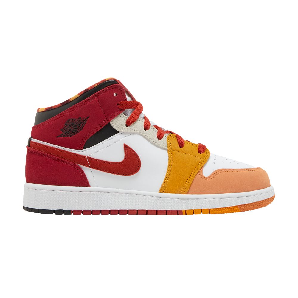 Air Jordan 1 Mid SE GS 'Picnic' | White | Kid's Size 3.5