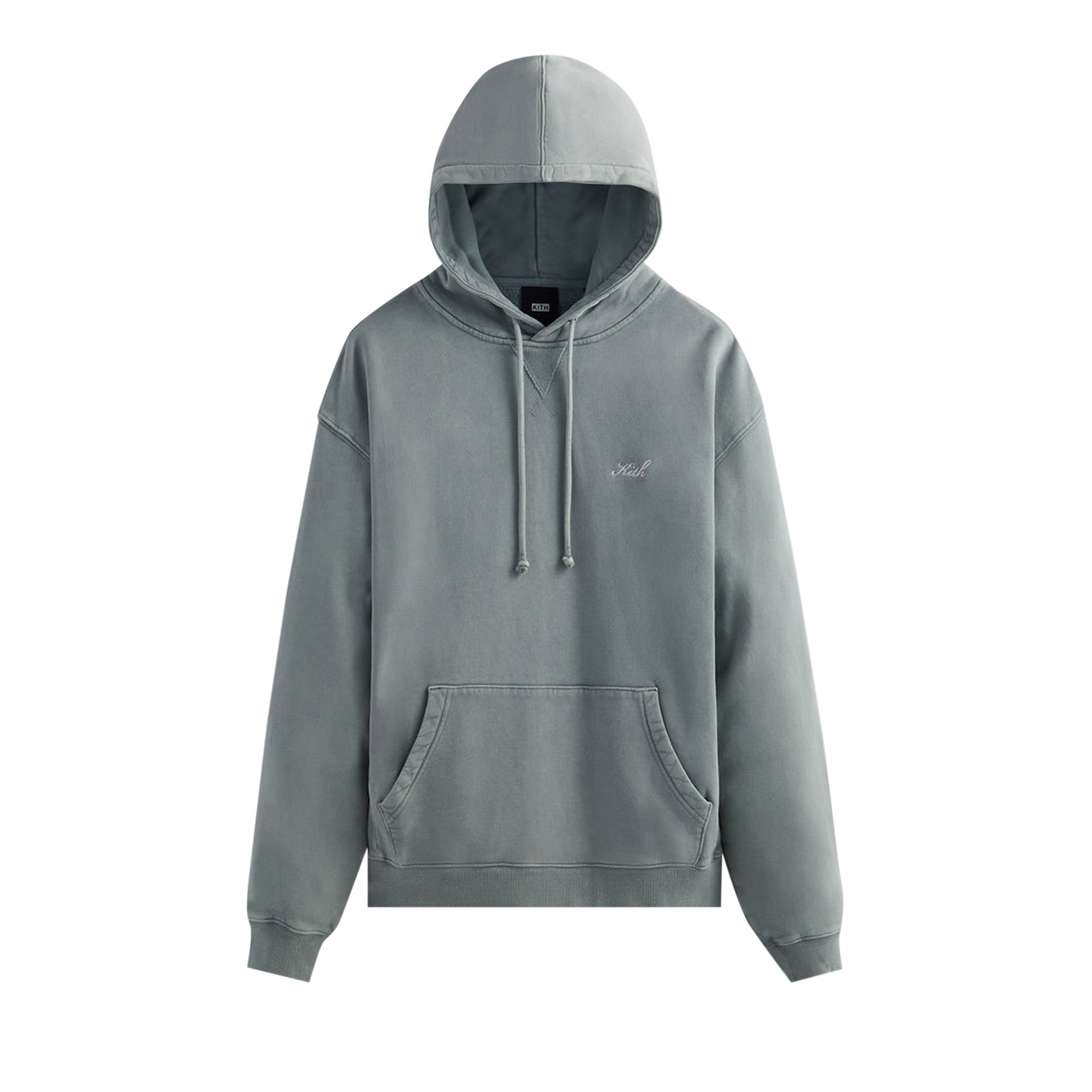 Pre-owned Kith Williams Iii Hoodie 'helium' | Grey | Men's Size L