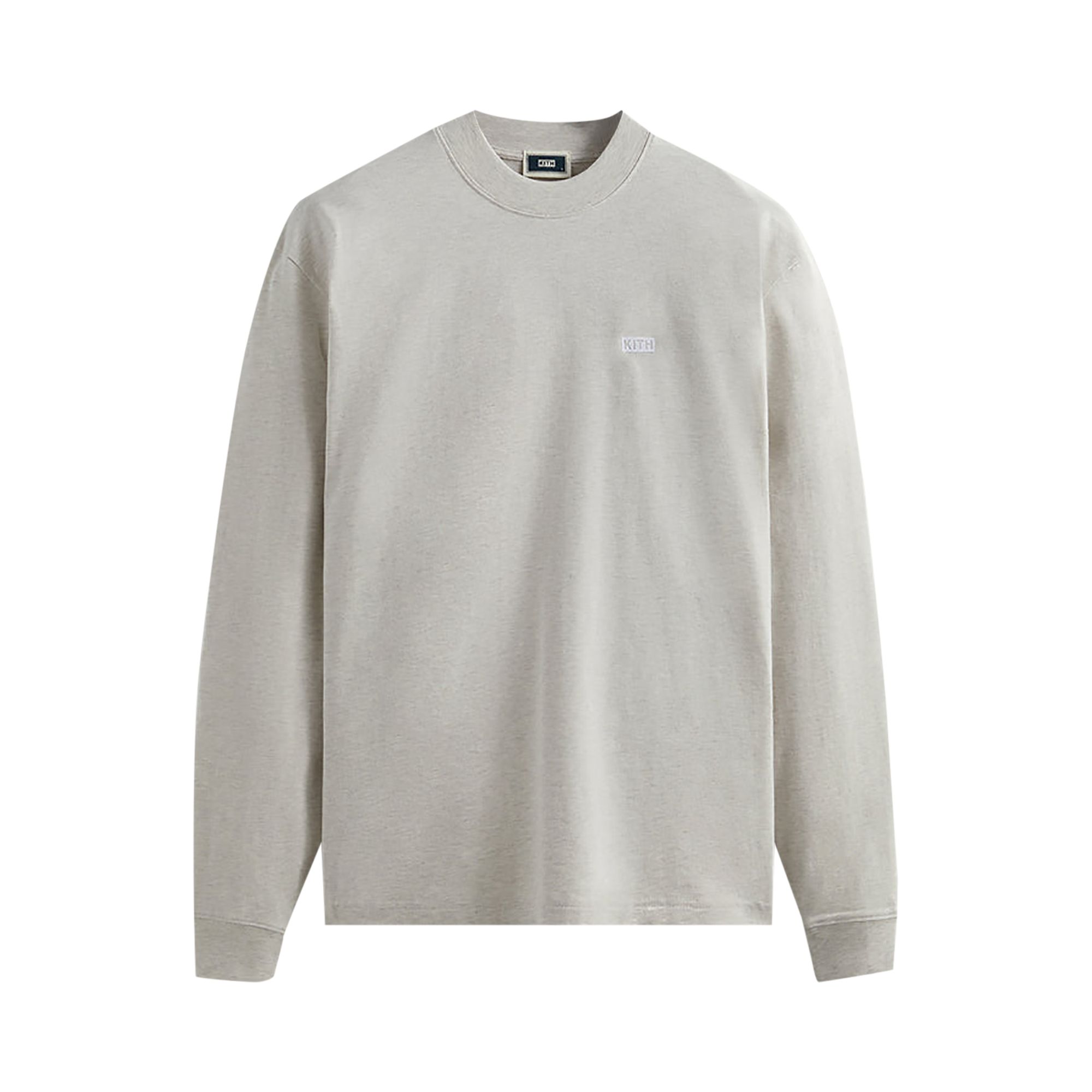 Pre-owned Kith Mock Neck Lax Tee 'hallow' | Grey | Men's Size Xl
