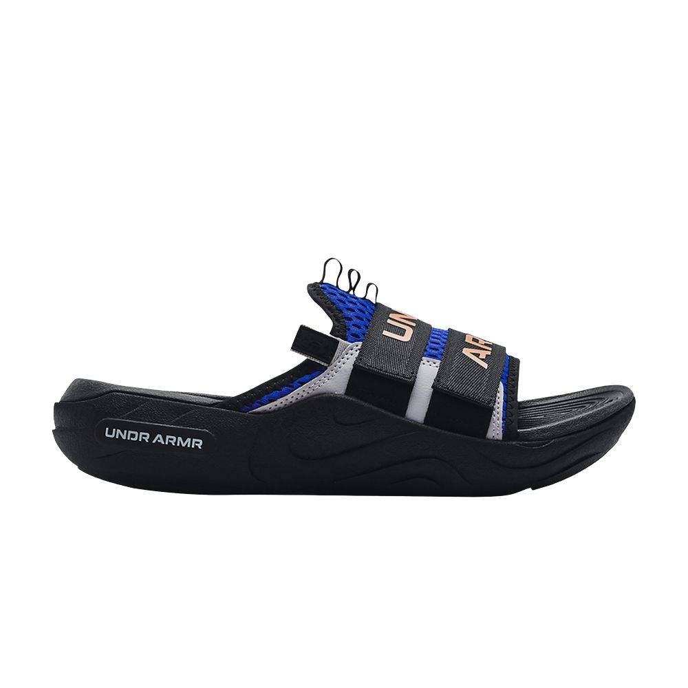Under Armour Alpha Slide 'Versa Blue Black' | Men's Size 6 - 3025051-400