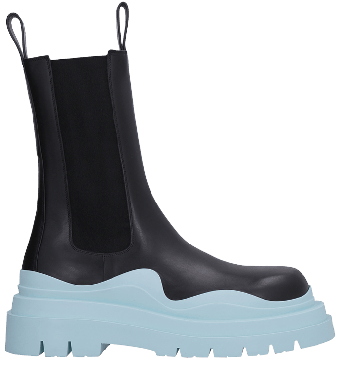 Buy Bottega Tire Boot 'Black Pale Blue' 630284 VBS50 1334 GOAT