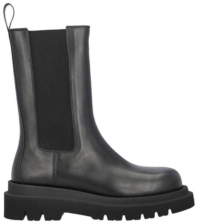 Bottega Veneta Wmns Lug Boot 'Fur - Black'