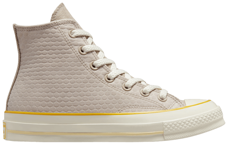 Converse Wmns Chuck 70 Textured High Papyrus Amarillo