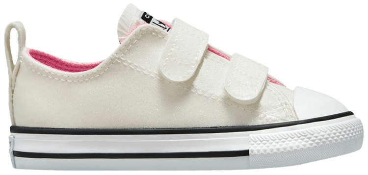 Converse Chuck Taylor All Star Rave Easy On Glitter Low TD Silver Pink