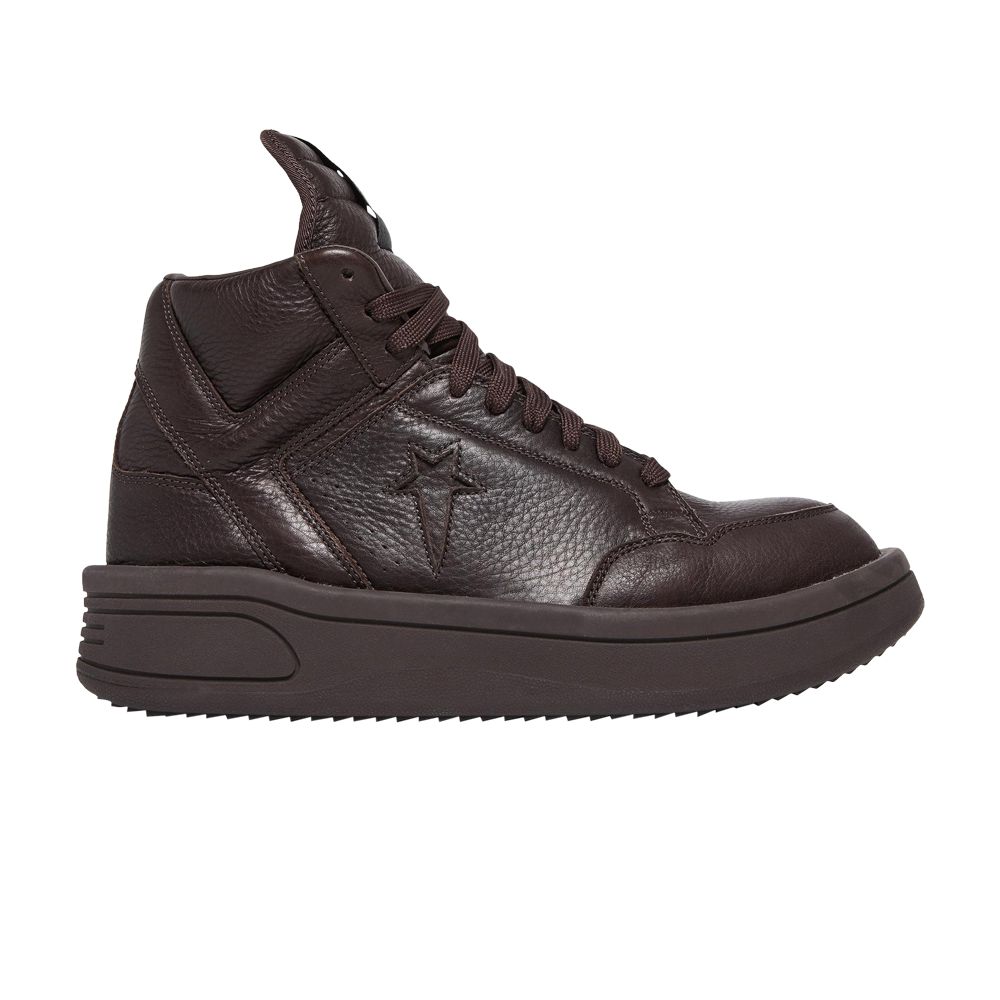 Pre-owned Rick Owens Converse X Drkshdw Turbowpn Mid 'clay' | Black | Men's Size 38.5