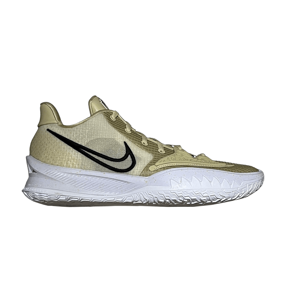 Kyrie 4 low white and gold clearance