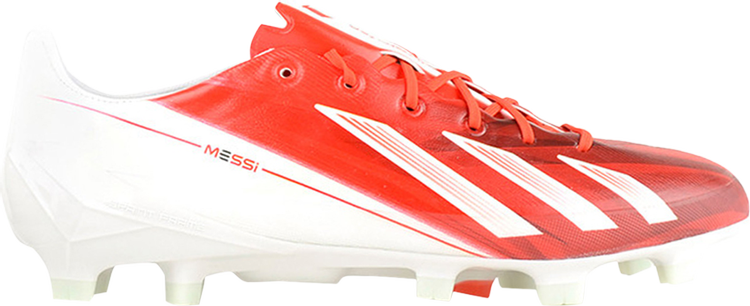 Buy Messi Adizero F50 TRX FG 'White Red' - G65311 | GOAT