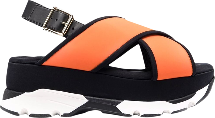 Marni Wmns Sporty Wedge Sandal 'Orange'