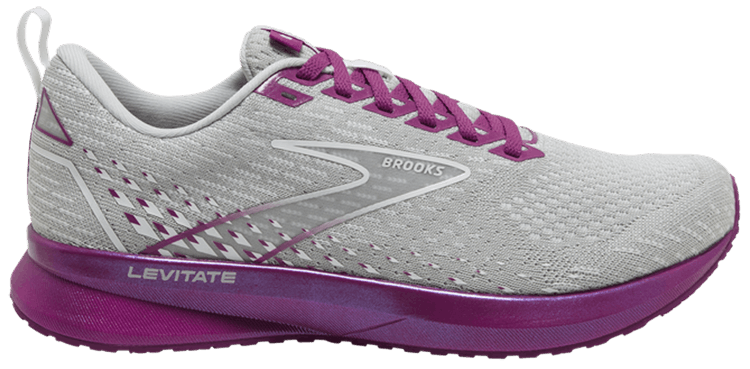Brooks Wmns Levitate 5 Grey Lavender