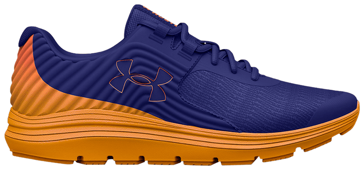 Under Armour Outhustle Printed GS Bauhaus Blue Orange Shock