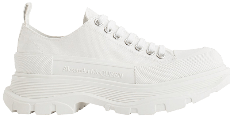 Alexander McQueen Wmns Tread Slick Lace Up White