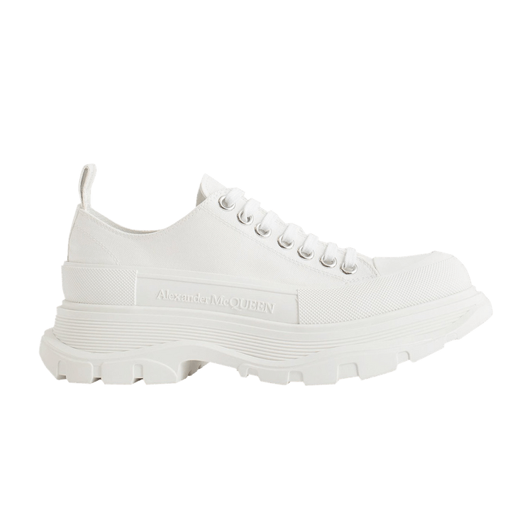 スニーカー alexander mcqueen SNEAKER (697072W4MV2 9000) Alexander Mcqueen Tread Slick Lace Up Sneakers in Black