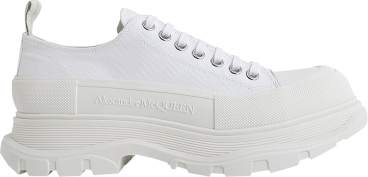 Alexander McQueen Tread Slick Lace Up 'Triple White'
