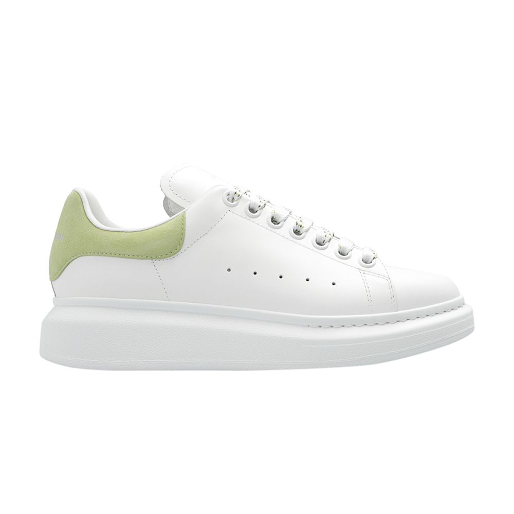 Pre-owned Alexander Mcqueen Wmns Oversized Sneaker 'white Sage' | Women's Size 35.5