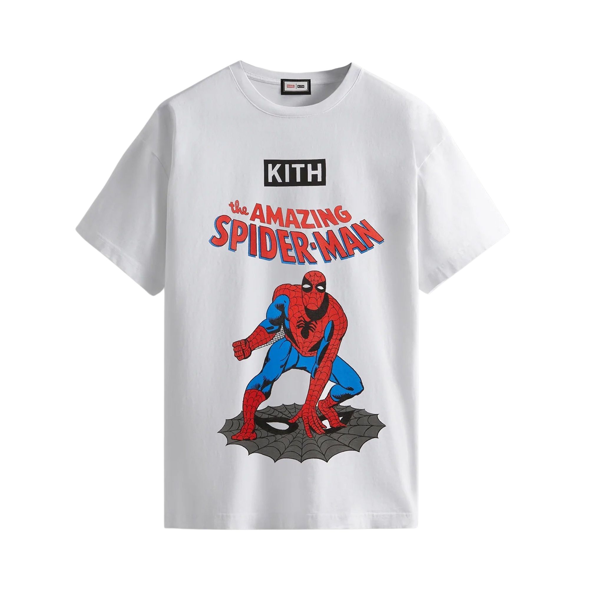 Kith For Spider-Man Allies Vintage Tee 'White' | Men's Size XS