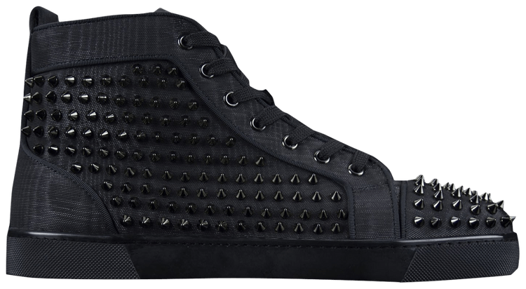 Buy Christian Louboutin Louis Orlato Flat Spikes Black 1170699B139 GOAT