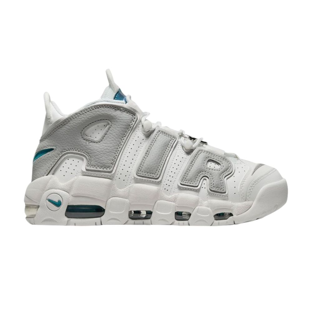 Nike Wmns Air More Uptempo 'Metallic Teal' | White | Women's Size 12