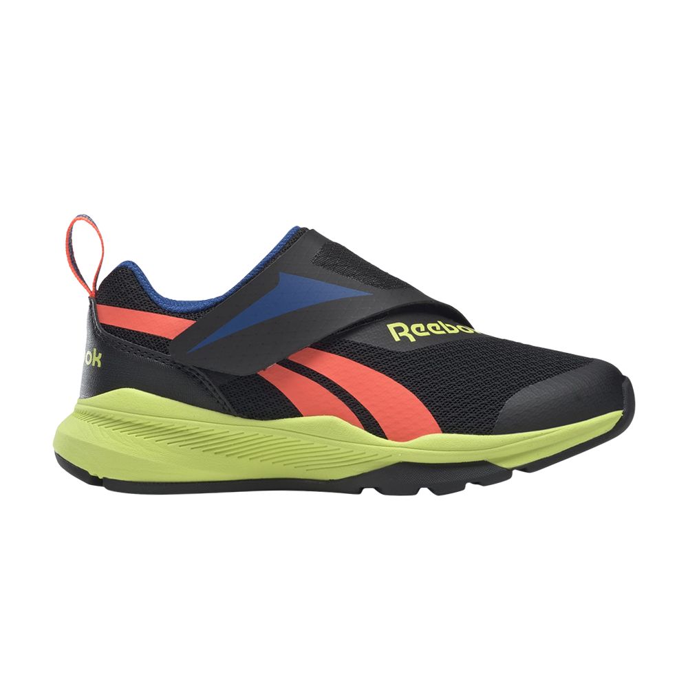 Pre-owned Reebok Equal Fit Little Kid 'black Solar Acid Yellow' | Kid's Size 4
