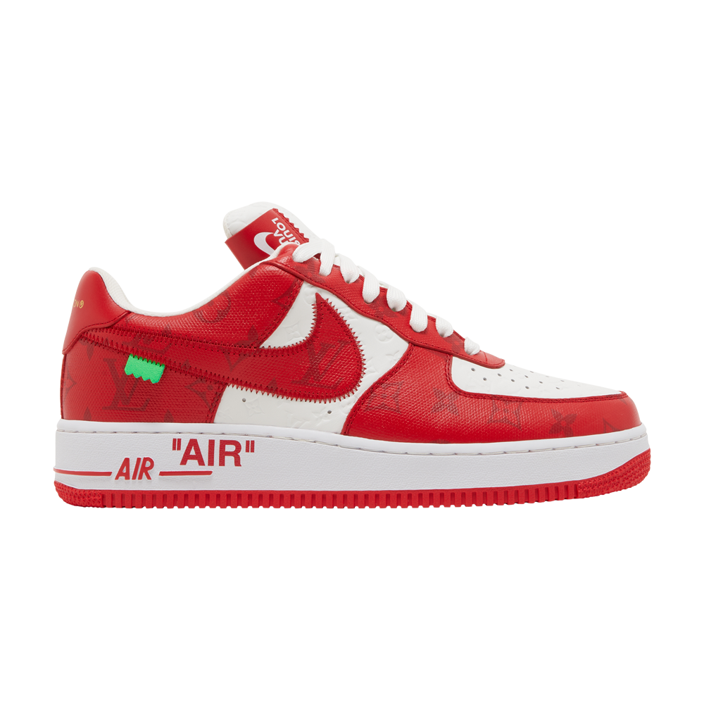Pre-owned Nike Louis Vuitton X Air Force 1 Low 'white Comet Red'