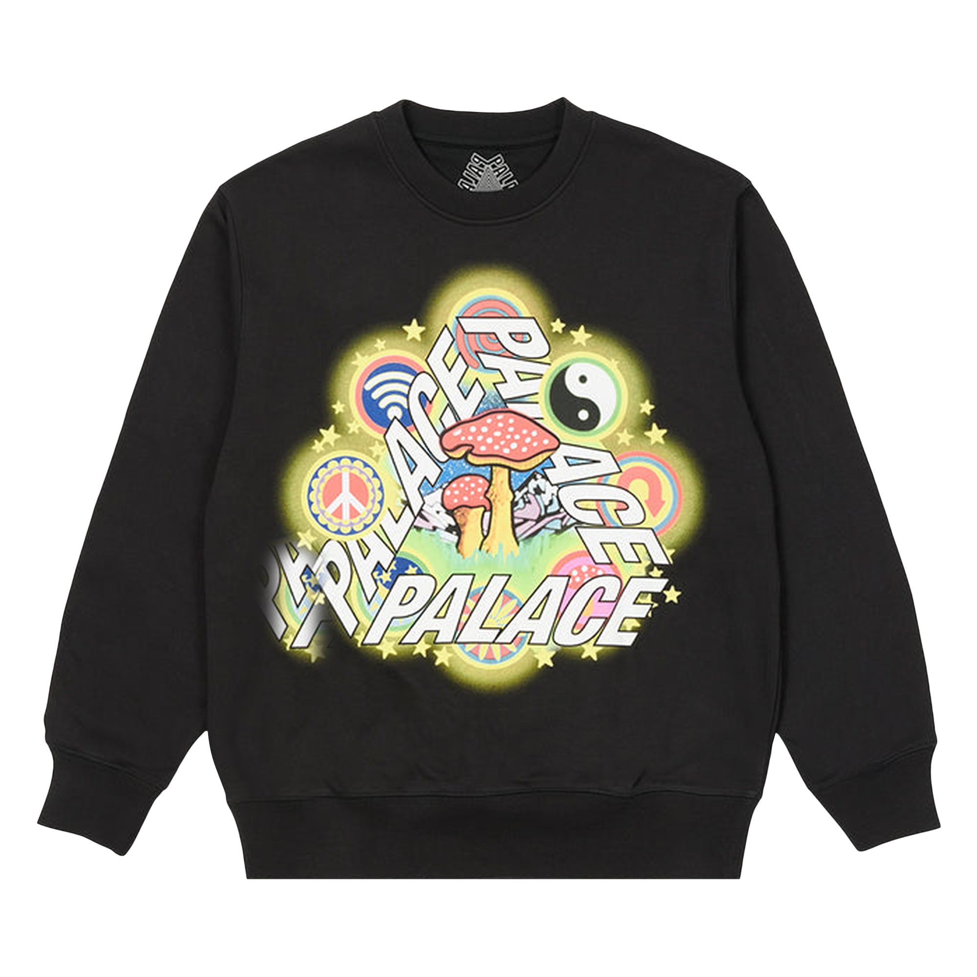 PALACE PALACE BUN 5G CREW 'BLACK'