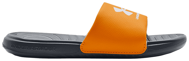 Under Armour Ansa Fixed Slides GS Orange Shock