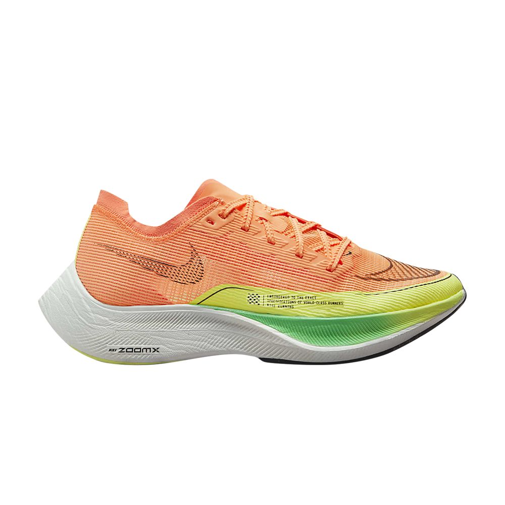 Nike Wmns ZoomX Vaporfly Next% 2 'Peach Cream Green Shock' | Orange | Women's Size 7