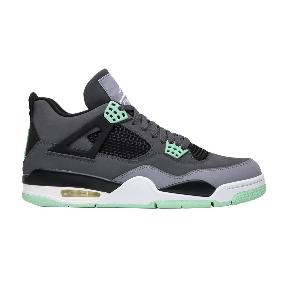 Air Jordan 4 Retro 'Green Glow' | Grey | Men's Size 9.5