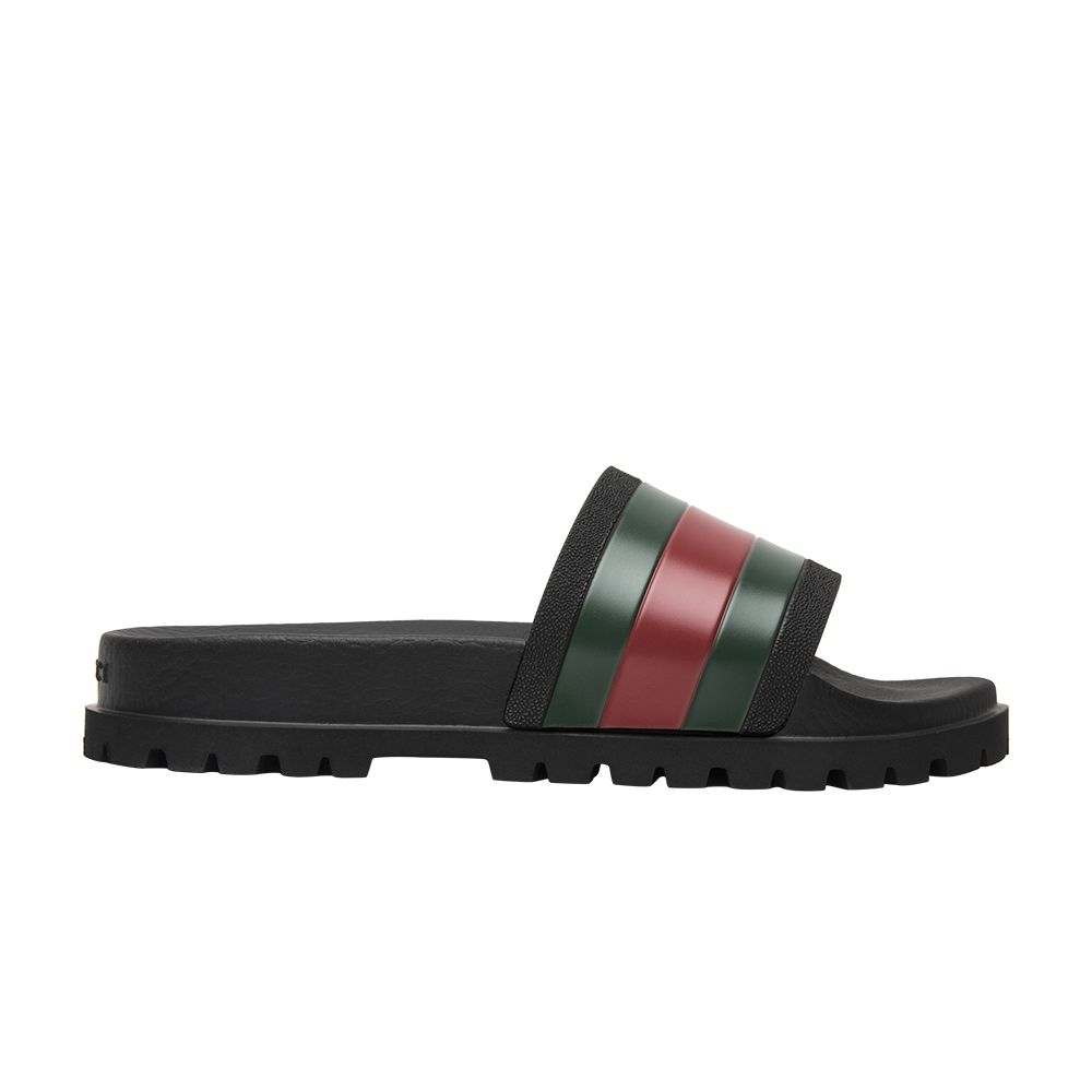 Gucci Web Slide 'Black' | Men's Size 12