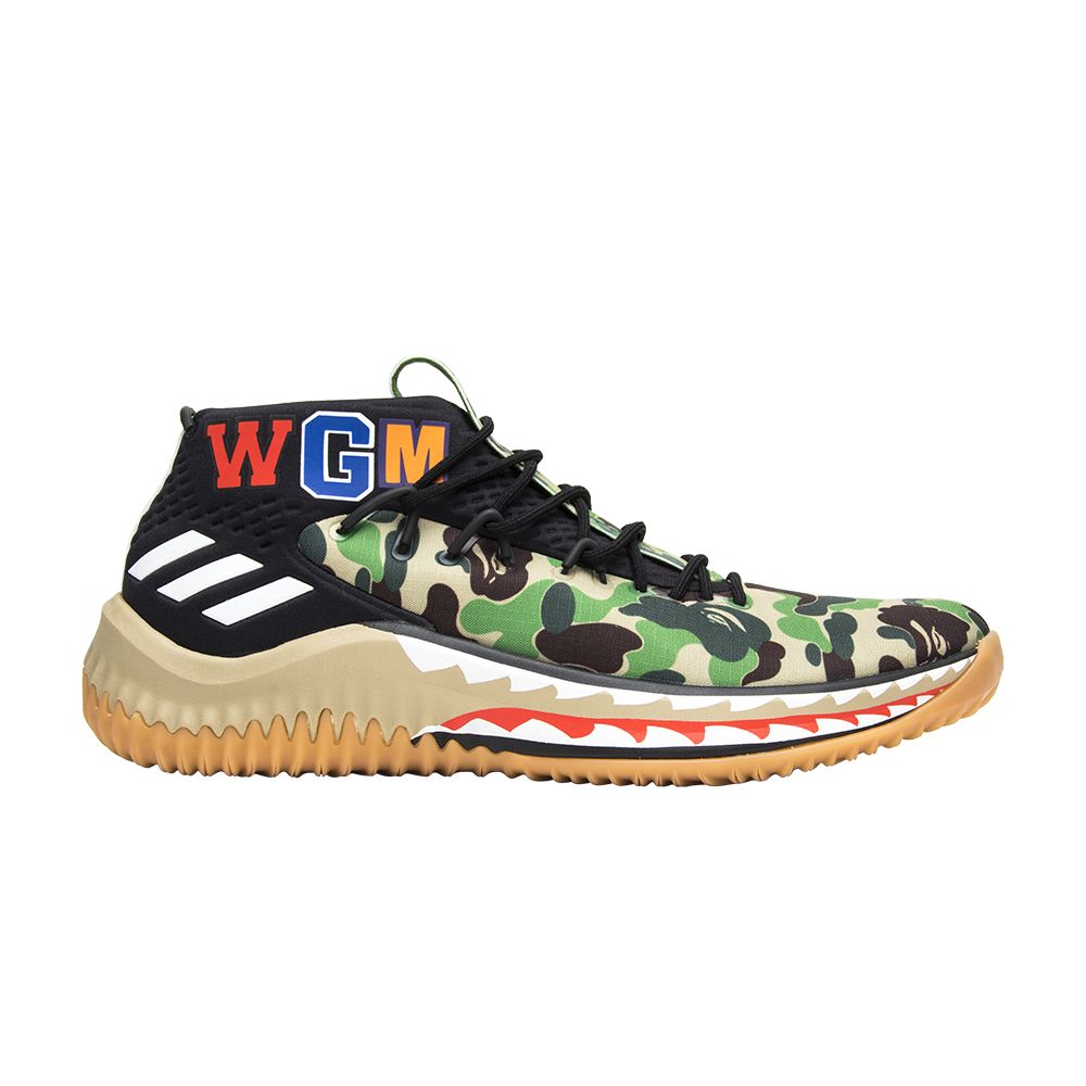 adidas A Bathing Ape x Dame 4 'Green Camo' | Men's Size 5.5