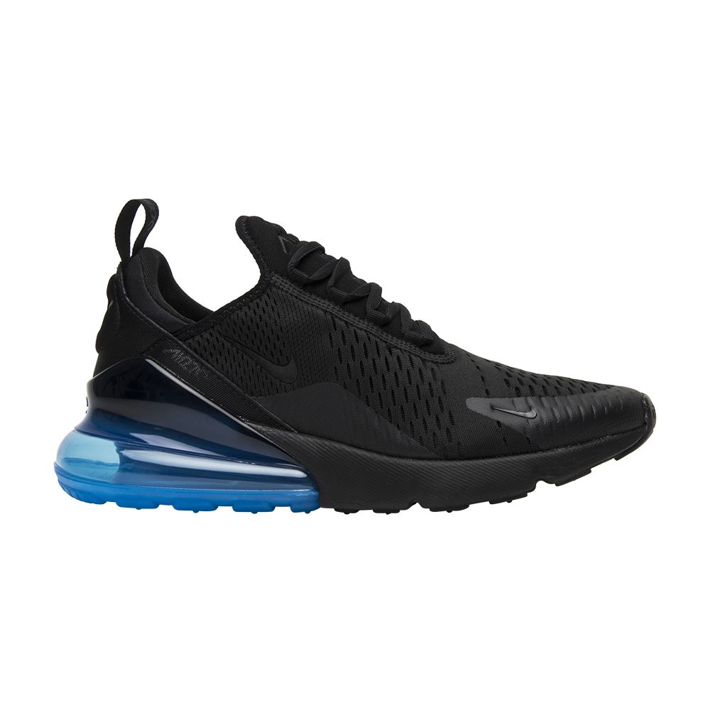 Pre-owned Nike Air Max 270 'black Photo Blue' | Men's Size 9.5
