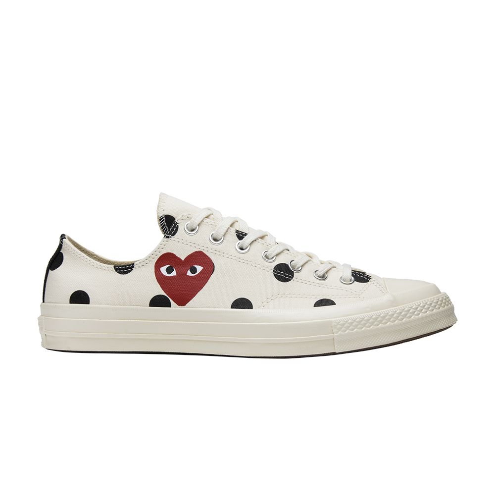 Converse Comme des Garçons x Chuck Taylor All Star 70 Low 'Polka Dot' | Cream | Men's Size 4