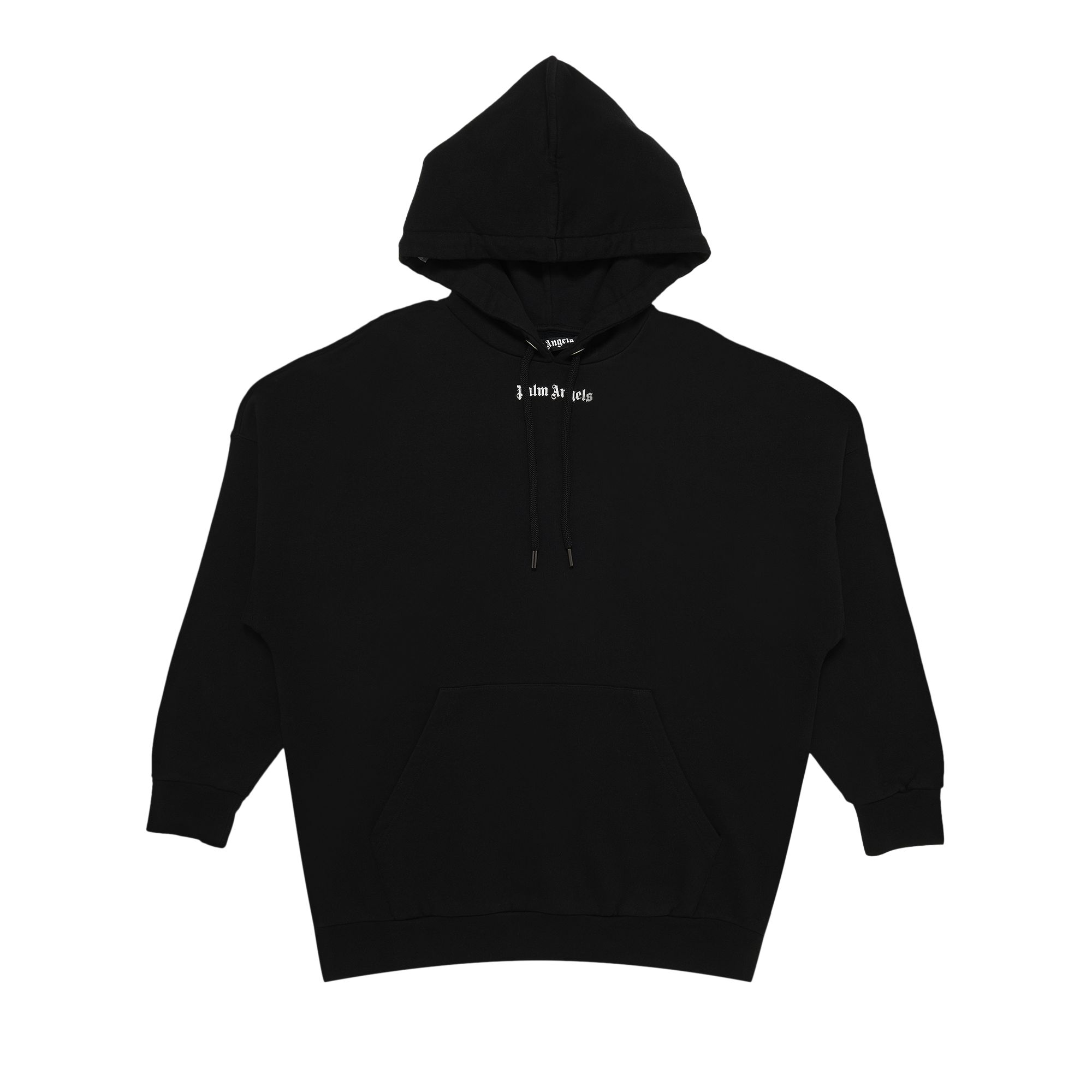 Palm Angels Classic Logo Over Hoodie 'Black/White' | Men's Size XS