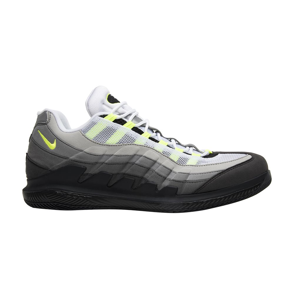 Nike NikeCourt Vapor RF x Air Max 95 'Neon' | Grey | Men's Size 7.5