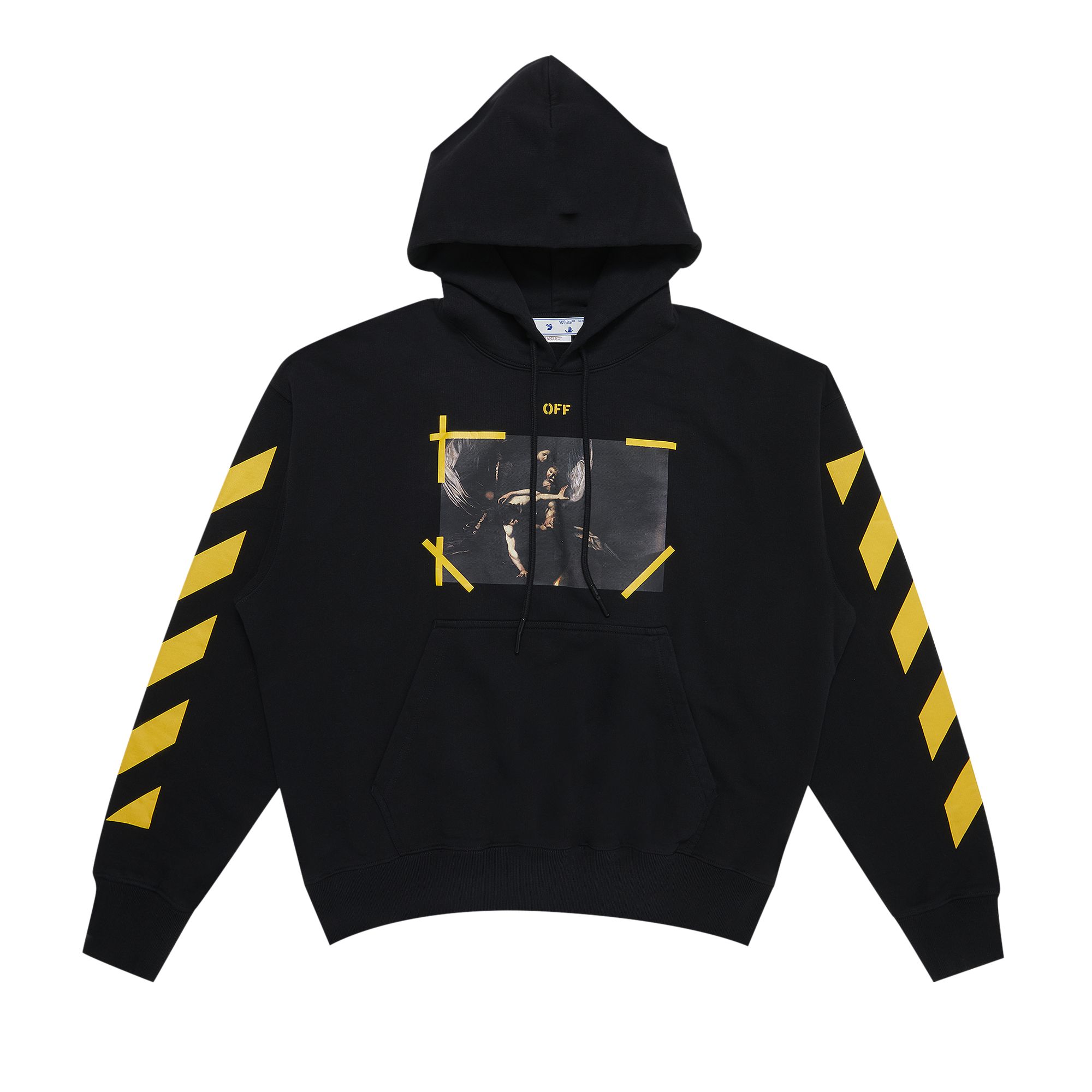 Off-White Caravaggio Printed Hoodie 'Black/White' | Men's Size XS