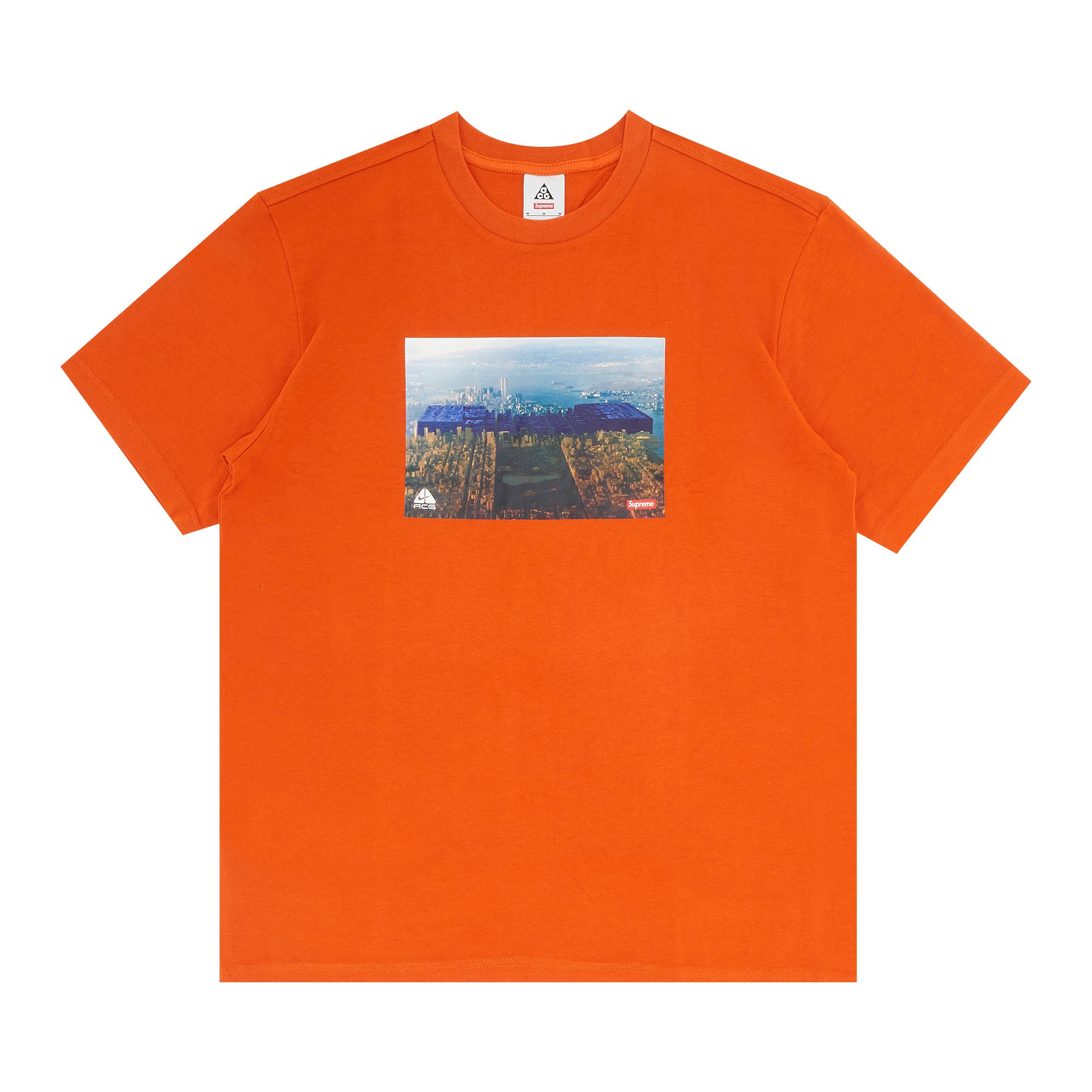 Supreme x Nike ACG Grid Tee 'Orange' | Men's Size L