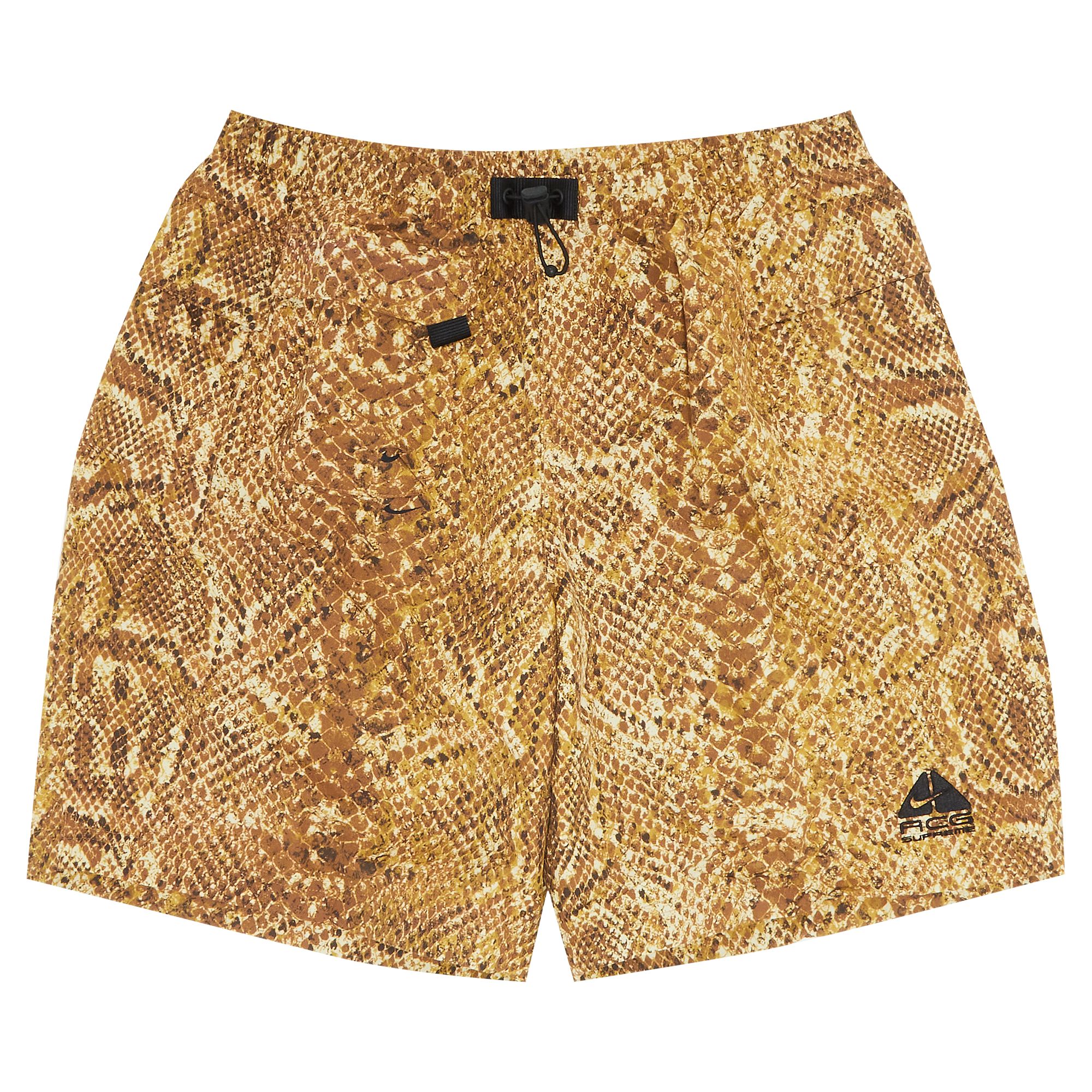 Supreme x Nike ACG Nylon Trail Short 'Gold Snakeskin' | Men's Size S
