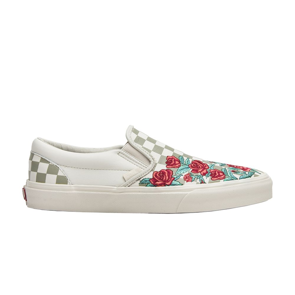 Vans Slip-On DX 'Rose Embroidery' | Black | Men's Size 8.5