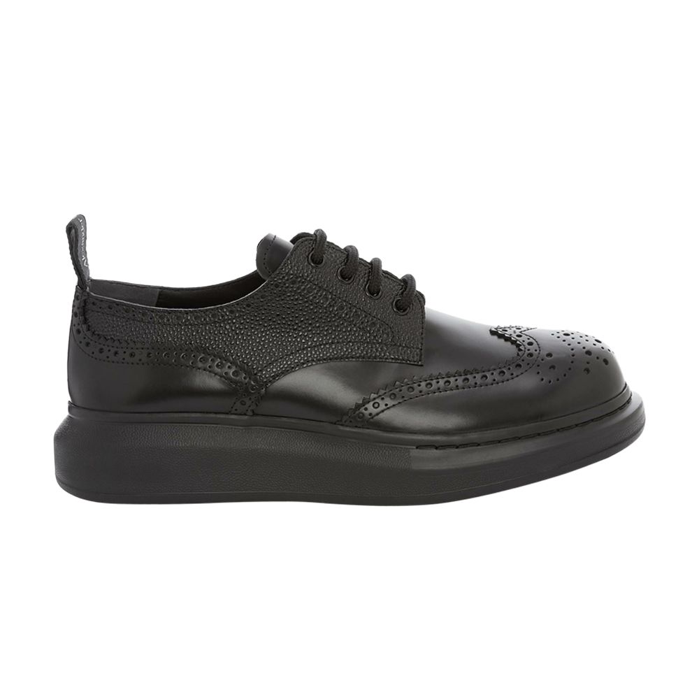 Pre-owned Alexander Mcqueen Hybrid Lace Up 'black' | Men's Size 41
