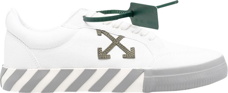 Buy Off-White Vulc Sneaker 'White Military Green' - OMIA085F22FAB001 ...