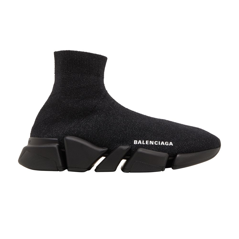 Pre-owned Balenciaga Wmns Speed 2.0 Sneaker 'shiny Black' | Women's Size 40