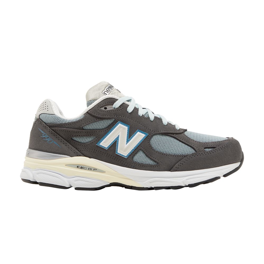 New Balance Kith x 990v3 Made in USA 'Steel Blue' | Grey | Men's Size 4