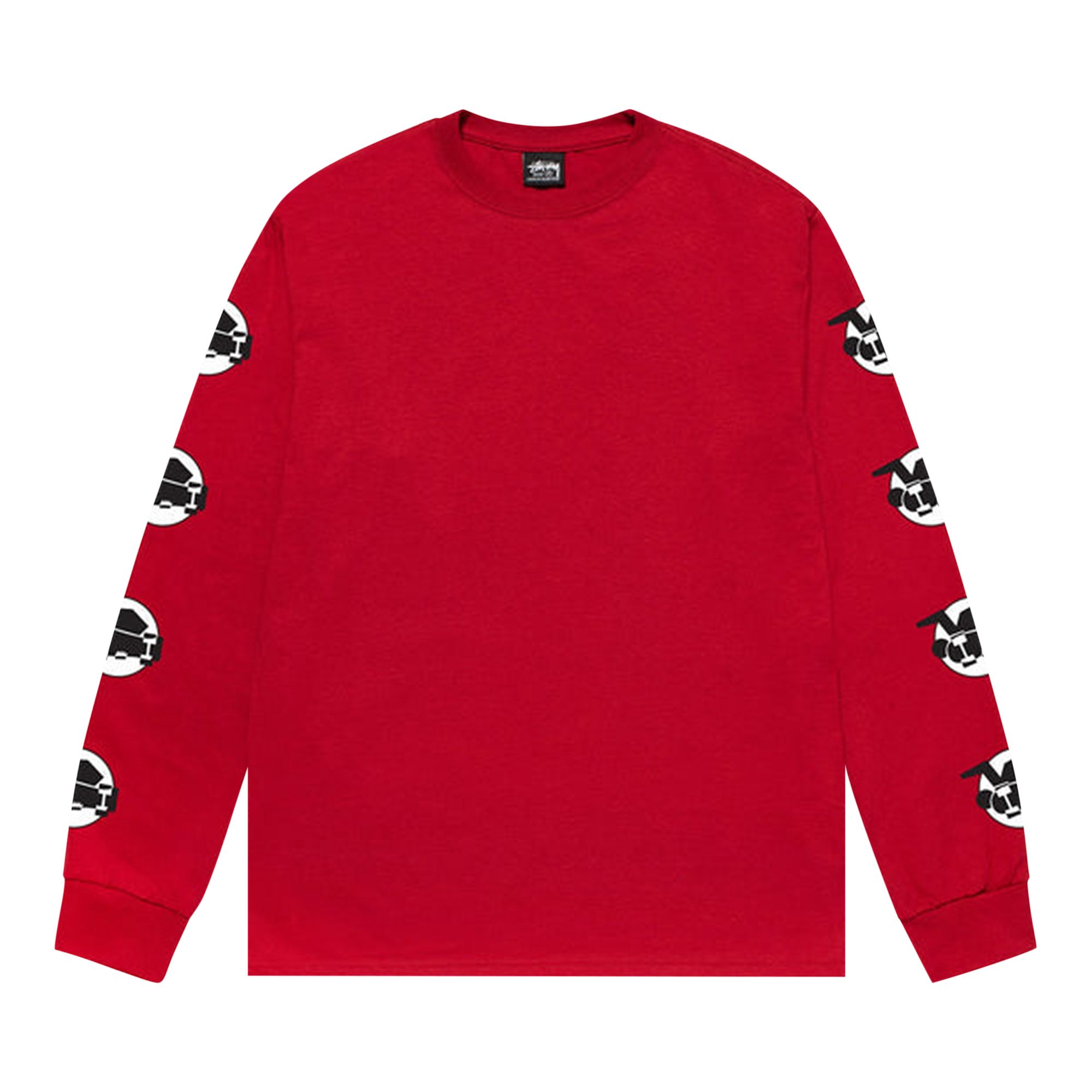 Pre-owned Stussy Skateman Long-sleeve Tee 'dark Red' | Men's Size Xl