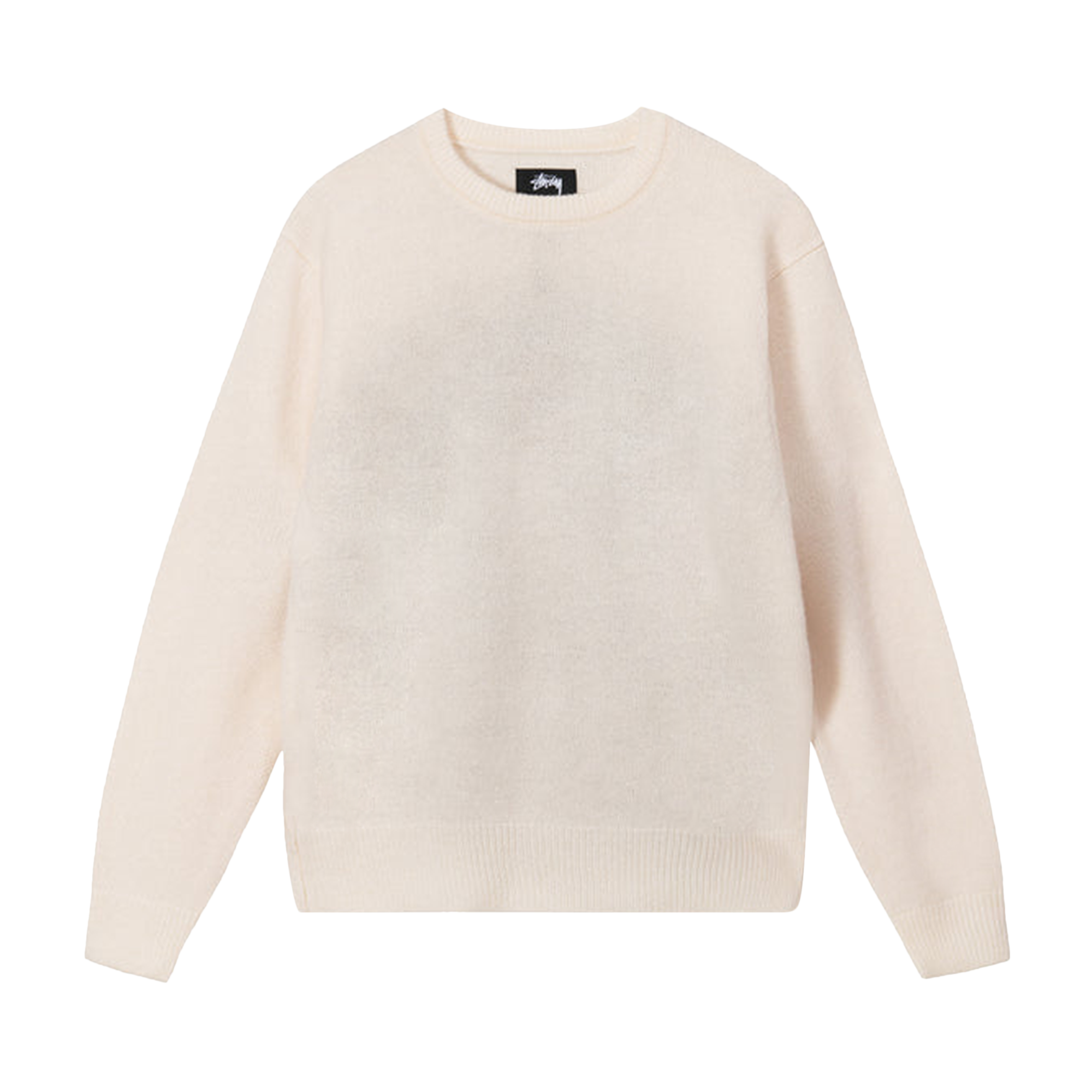Pre-owned Stussy 8 Ball Spray Sweater 'ivory' In Cream