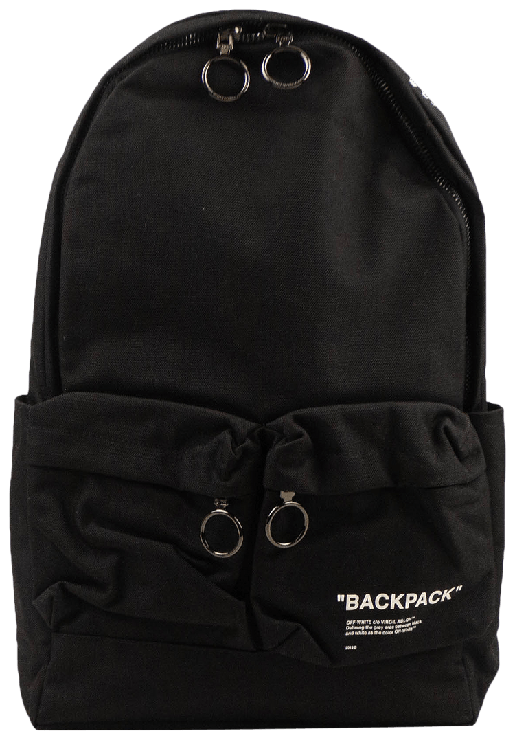 【激レア・美品】OFF-WHITE QUOTE BACKPACK BLACK OFF-White c/o Virgil Abloh Quote Backpack Black 2013 | eBay